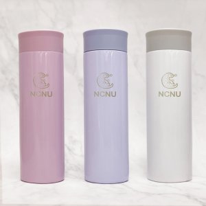 【團購商品，10個起做】NCNU穿山甲療癒系304輕巧保溫瓶300mL_粉紫/粉藍/珍珠白
