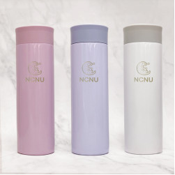 【圖文部獨賣】NCNU穿山甲療癒系304輕巧保溫瓶300mL_粉紫/粉藍/珍珠白
