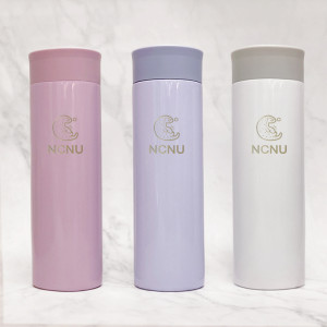 【圖文部獨賣】NCNU穿山甲療癒系304輕巧保溫瓶300mL_粉紫/粉藍/珍珠白