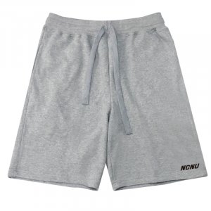 【團購商品,10件起做】NCNU休閒有型棉短褲_黑/灰(可混色)