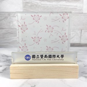 【團購商品，10個起做】暨大櫻花款手機名片座