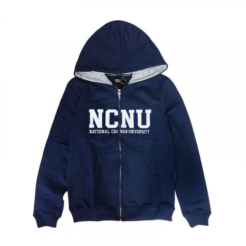 【絕版出清，售完不補】NCNU貼布繡刷毛外套__深藍