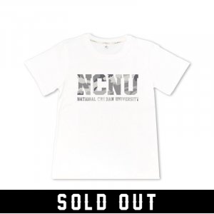 NCNU迷彩都會棉短T_白
