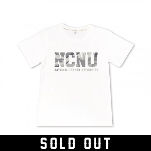 NCNU迷彩都會棉短T_白
