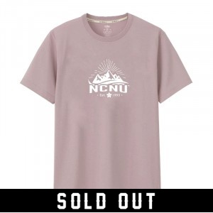 【圖文部獨賣】櫻為有你在衣起 NCNU 100%純棉短T 乾燥玫瑰粉