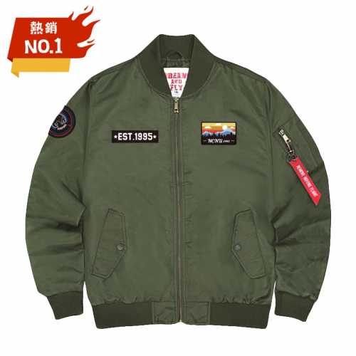 NCNU FORCE MA-1飛行夾克2.0_軍綠
