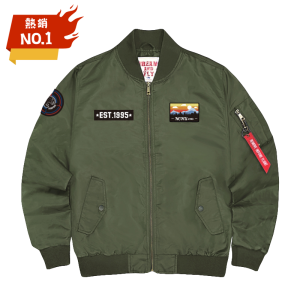 【圖文部獨賣】NCNU FORCE MA-1飛行夾克2.0_軍綠
